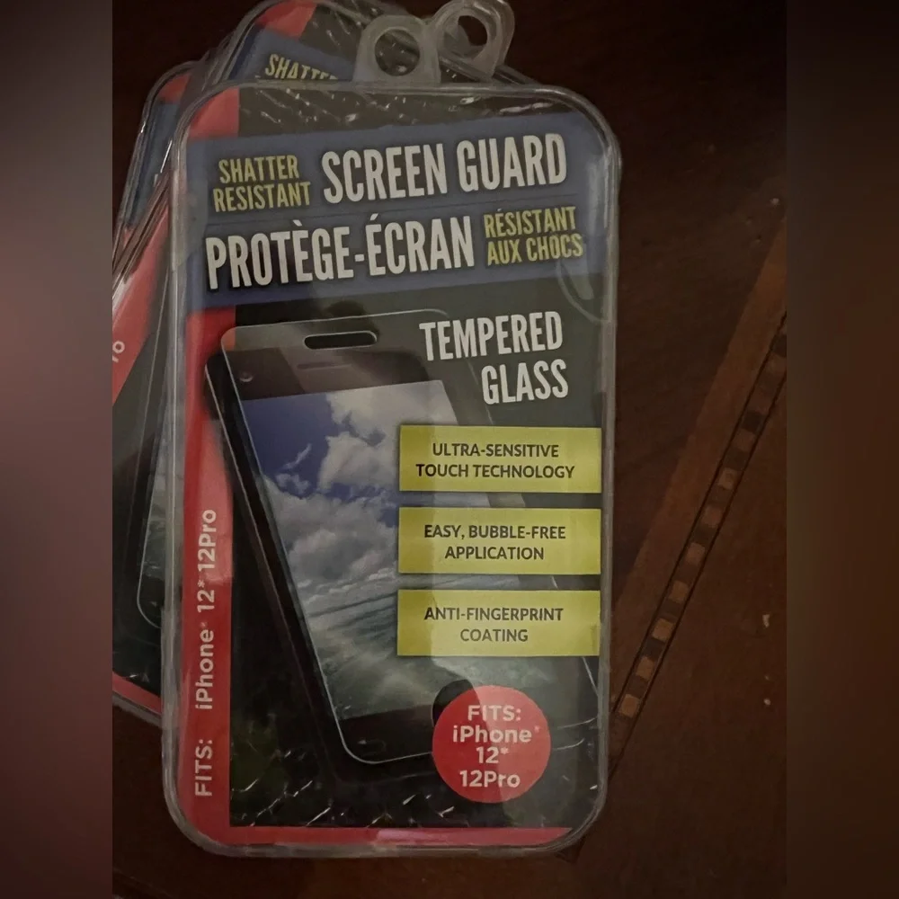 Nine (9) Screen Protectors for iPhone 12* 12Pro